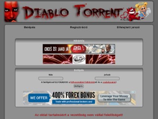 Részletek : Diablotorrent torrent tracker